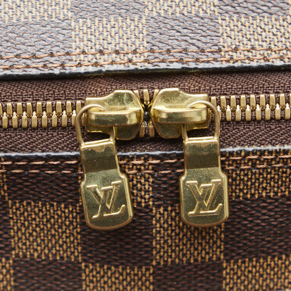 LOUIS VUITTON Brown Damier Leather Shoulder Bag - Picture 5 of 9
